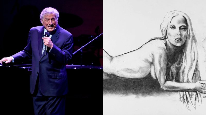 Tony Bennett was great friends with Lady Gaga – and even drew her nude