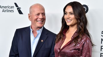 Bruce Willis e a esposa, Emma Heming Willis (Foto: Theo Wargo/Getty Images for Film at Lincoln Center)