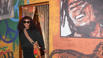 Cedella Marley em exposição sobre Bob Marley (Joe Maher/Getty Images)