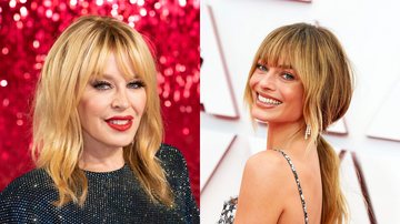 Kylie Minogue (Foto: Antony Jones/Getty Images for Charlotte Tilbury) e Margot Robbie (Foto: Matt Sayles/A.M.P.A.S. via Getty Images)