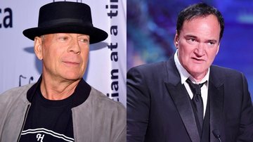 Bruce Willis e Quentin Tarantino (Foto: Getty Images)