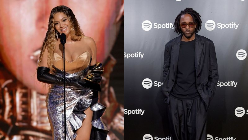 Beyoncé e Kendrick Lamar (Fotos: Getty Images)