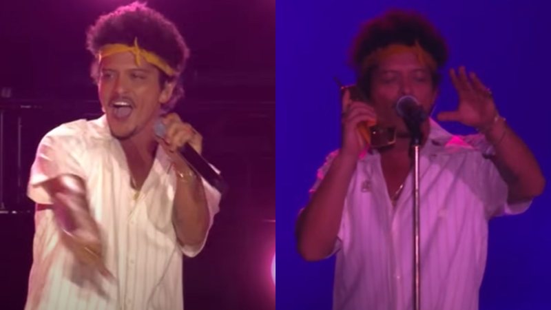 Bruno Mars no The Town (Reprodução/Multishow)
