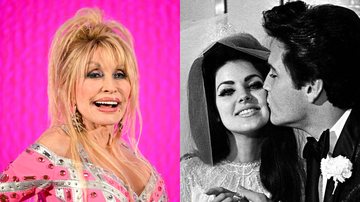 Dolly Parton (Gareth Cattermole/Getty Images) | Priscilla e Elvis Presley em seu casamento (Reprodução/Instagram)
