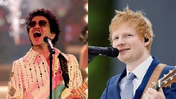 Bruno Mars e Ed Sheeran (Foto: Getty Images)