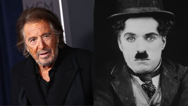 Al Pacino (Foto: Dimitrios Kambouris/Getty Images) | Charlie Chaplin (Foto: Reprodução)