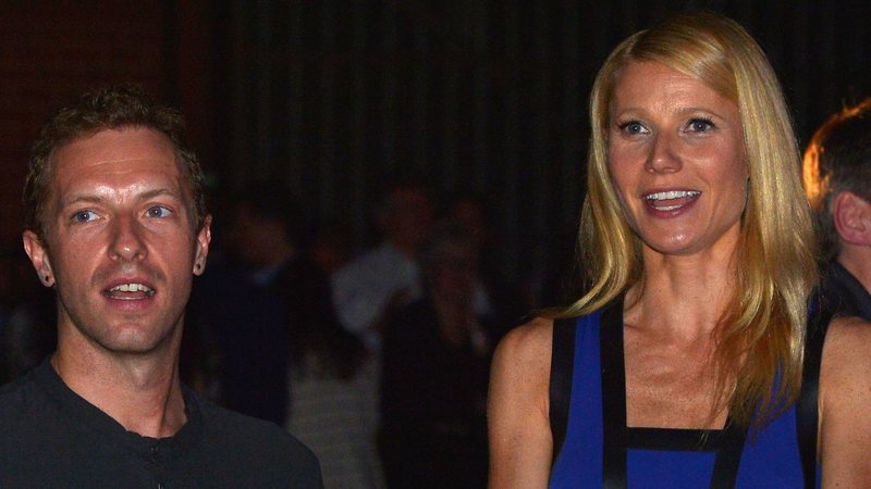 Chris Martin, do Coldplay, e Gwyneth Paltrow (Foto: Charley Gallay/Getty Images for Entertainment Industry Foundation)