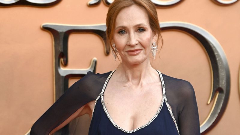 J.K. Rowling diz que "aceitaria feliz" prisão por transfobia (Foto: Stuart C. Wilson/Getty Images)