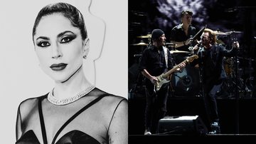 Lady |Gaga e U2 (Fotos: Getty Images)
