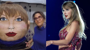 Jeanette Paras é designer e já retratou o rosto de outras celebridades em abóboras (Foto: reprodução/Instagram) / Taylor Swift (Foto: Getty Images)