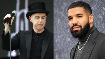 Neil Tennant, do Pet Shop Boys, e Drake (Foto: Getty Images)