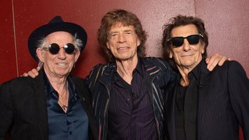 [Da esquerda para a direita] Keith Richards, Mick Jagger e Ron Wood (Foto: Dave Hogan / Shuttershock)