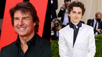 Tom Cruise (Foto: Lisa Maree Williams/Getty Images) e Timothée Chalamet (Foto: Getty Images)