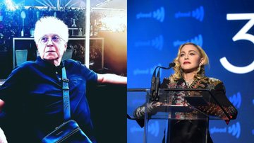 Aguinaldo Silva (Foto: reprodução) / Madonna (Foto: Getty Images)