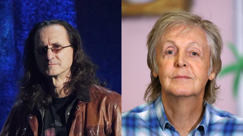 Geddy Lee (Foto: Mike Coppola/Getty Images) e Paul McCartney (Foto: Tim P. Whitby/Getty Images)
