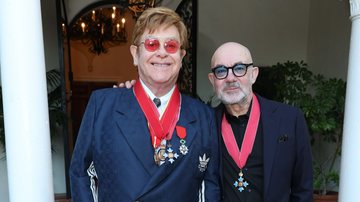 Elton John e Bernie Taupin (Foto: Phillip Faraone/Getty Images for British Consulate-General Los Angeles)