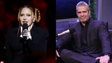 Madonna e Andy Cohen (Fotos: Getty Images)
