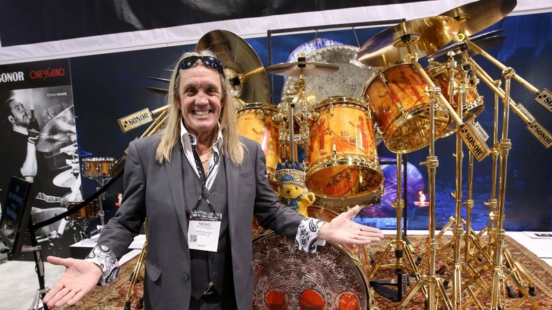 Nicko McBrain, baterista do Iron Maiden (Foto: Jesse Grant/Getty Images Getty Images for NAMM)