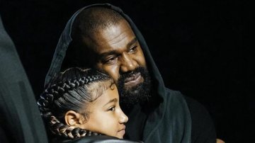 North e Kanye West (Foto: Reprodução/Twitter/rapoutcontext)