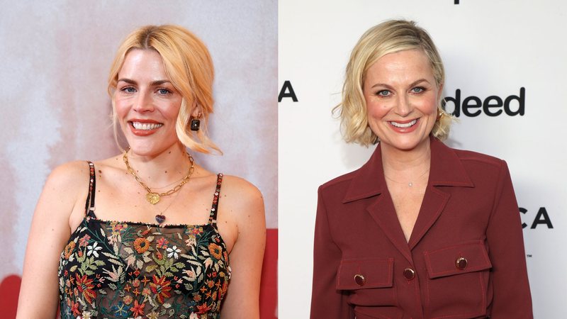 Busy Philipps (Foto: John Lamparski/Getty Images) e Amy Poehler (Foto: Manny Carabel/Getty Images)