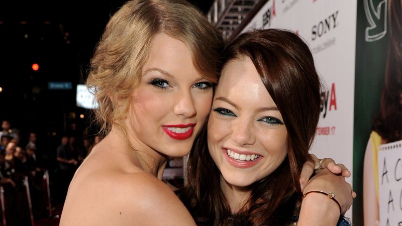 Taylor Swift e Emma Stone (Foto: Kevin Winter/Getty Images)