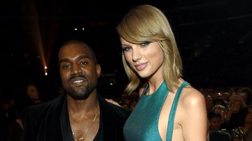 Kanye West e Taylor Swift no Grammy 2015 (Foto: Larry Busacca/Getty Images for NARAS)