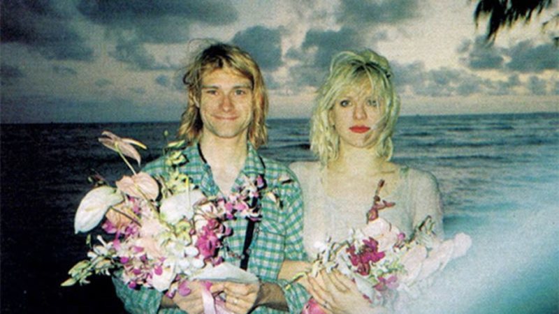 Kurt Cobain e Courtney Love (Foto: Reprodução)