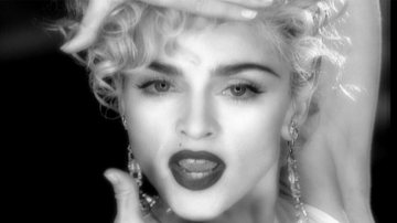 Madonna no videoclipe de "Vogue" (Foto: Reprodução/YouTube)