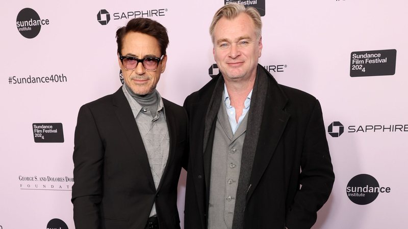 Robert Downey Jr. e Christopher Nolan (Photo by Matt Winkelmeyer/Getty Images)