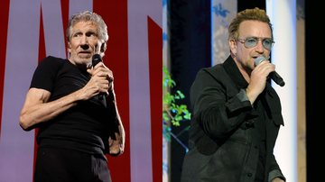 Roger Waters e Bono Vox (Fotos: Getty Images)