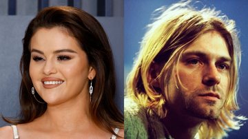 Selena Gomez (Foto: Frazer Harrison/Getty Images) | Kurt Cobain (Foto: Reprodução)