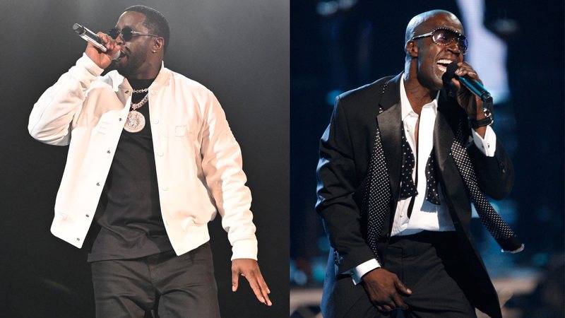 Sean 'Diddy' Combs e Aaron Hall (Fotos: Getty Images)