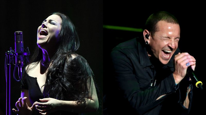 Amy Lee (Foto: Ethan Miller/Getty Images) | Chester Bennington (Foto: Christopher Polk/Getty Images)