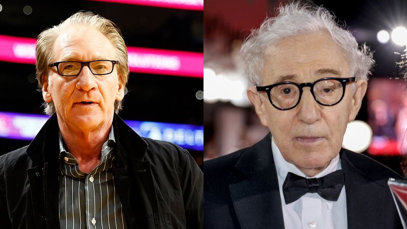 Bill Maher e Woody Allen (Fotos: Getty Images)