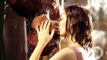Cena do beijo em Homem-Aranha, de 2002 (Foto: Divulgação)