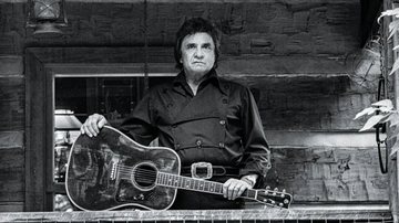 Johnny Cash na capa de 'Songwriter' (Foto: Alan Messer/Divulgação)