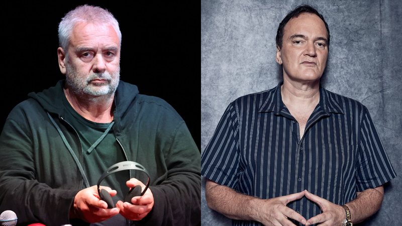Luc Besson (Foto: Vittorio Zunino Celotto/Getty Images) e Quentin Tarantino (Foto: Vittorio Zunino Celotto/Getty Images for RFF)