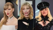 Taylor Swift (Foto: Neilson Barnard/Getty Images) | Courtney Love (Foto: Stuart C. Wilson/Getty Images) | Madonna (Foto: Theo Wargo/Getty Images)