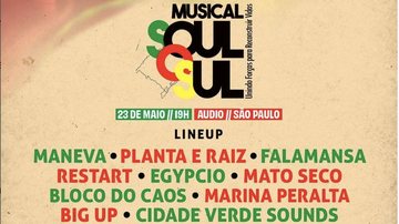 Lineup Festival Musical Soul  (Foto: Reprodução Instagram)