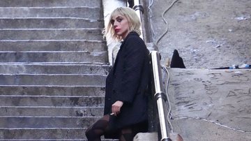 Lady Gaga no set de Coringa: Delírio a Dois (Foto: Gotham/GC Images)