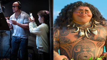 Dwayne Johnson celebra fim das gravações como Maui em Moana 2 (Foto: Reprodução/Instagram/Disney)