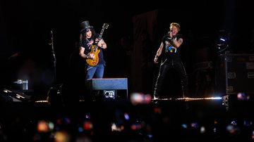 Slash e Axl Rose são dois dos integrantes do Guns N' Roses (Foto: Luis Gutierrez/Norte Photo/Getty Images)