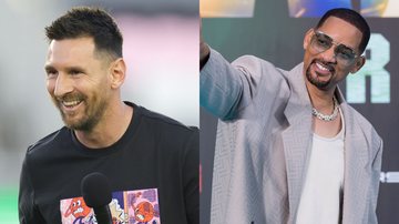 Lionel Messi (Foto: Carmen Mandato/Getty Images) e Will Smith (Foto: Ben Kriemann/WireImage)