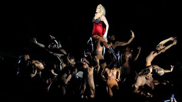 Madonna no show em Copacabana (Foto: Buda Mendes/Getty Images)