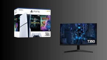Com itens como o novo PlayStation 5 Slim e monitores gamer, selecionamos alguns produtos em destaque na Semana Gamer, que ocorre até o dia 23/06 - Créditos: Reprodução/Mercado Livre