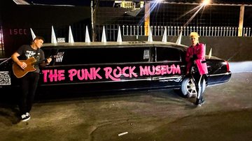 João Suplicy e Supla no The Punk Rock Museum (Foto enviada exclusivamente por Supla à Rolling Stone Brasil)