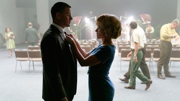 Channing Tatum e Scarlett Johansson em Como Vender a Lua (Imagem: Divulgação/ Sony Pictures)