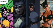 Diferentes versões da Mulher-Gato (Foto: Reprodução/DC Comics/Rocksteady Studios/Warner Bros.)