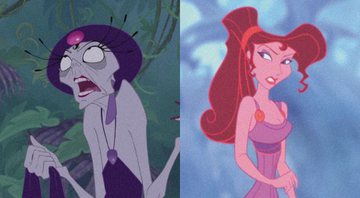 None - Yzma, de A Nova Onda do Imperador (Foto: Reprodução) e Megara, de Hercules (Foto: Reprodução / Walt Disney Pictures)