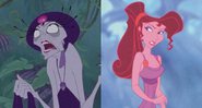 Yzma, de A Nova Onda do Imperador (Foto: Reprodução) e Megara, de Hercules (Foto: Reprodução / Walt Disney Pictures)
